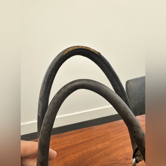 Authentic COACH Emma Mini Satchel Crossbody Bag Gunmetal Leather - Picture 13 of 14